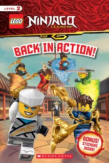 Couverture_Back In Action! (lego Ninjago: Reader With Stickers)