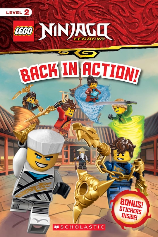 Couverture_Back In Action! (lego Ninjago: Reader With Stickers)