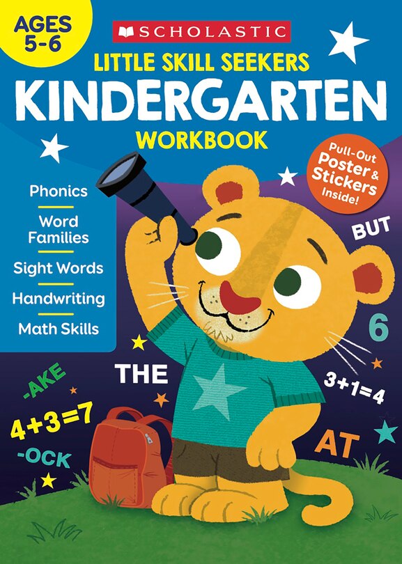 Front cover_Little Skill Seekers: Kindergarten Workbook