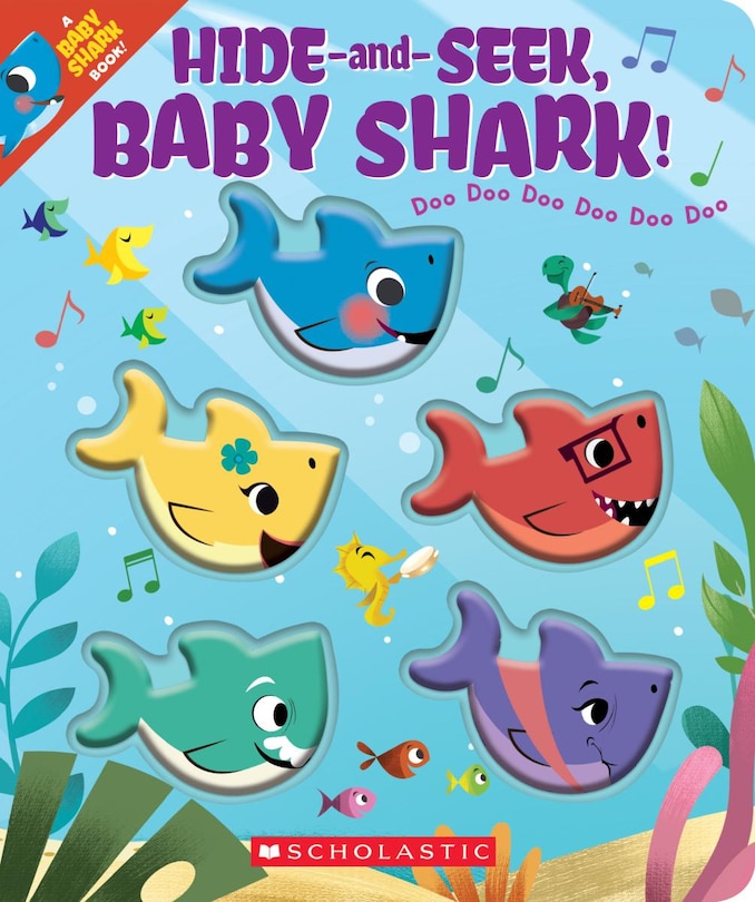 Front cover_Hide-and-Seek, Baby Shark! (A Baby Shark Book)