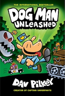 Couverture_Dog Man Unleashed: A Graphic Novel (Dog Man #2): From the Creator of Captain Underpants (Library Edition)