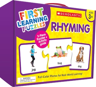 Front cover_First Learning Puzzles: Rhyming