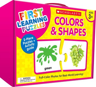 Couverture_First Learning Puzzles: Colors & Shapes