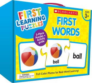 Front cover_First Learning Puzzles: First Words