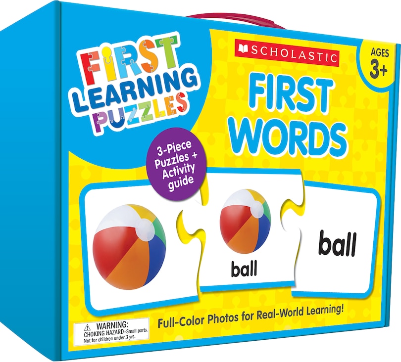 Front cover_First Learning Puzzles: First Words