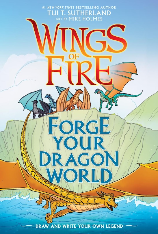 Front cover_Forge Your Dragon World: A Wings of Fire Creative Guide