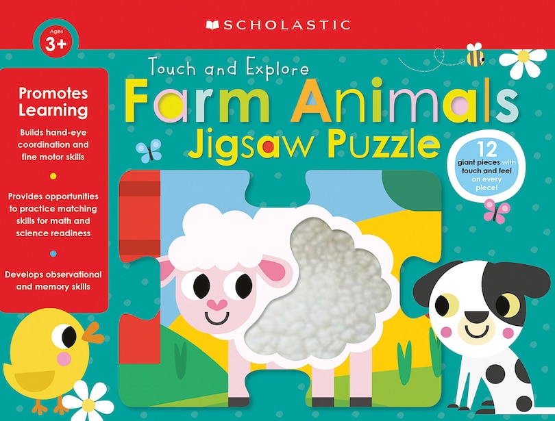 Front cover_Farm Animals Jigsaw Puzzle: Scholastic Early Learners (puzzles)