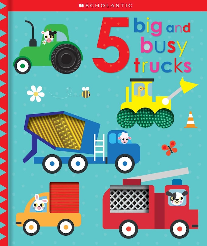 Front cover_5 Big And Busy Trucks: Scholastic Early Learners (touch And Explore)
