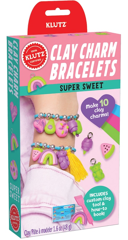 Front cover_Clay Charm Bracelets: Super Sweet