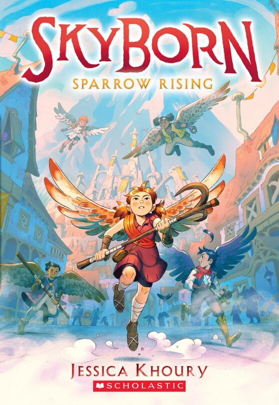Front cover_Sparrow Rising (skyborn #1)