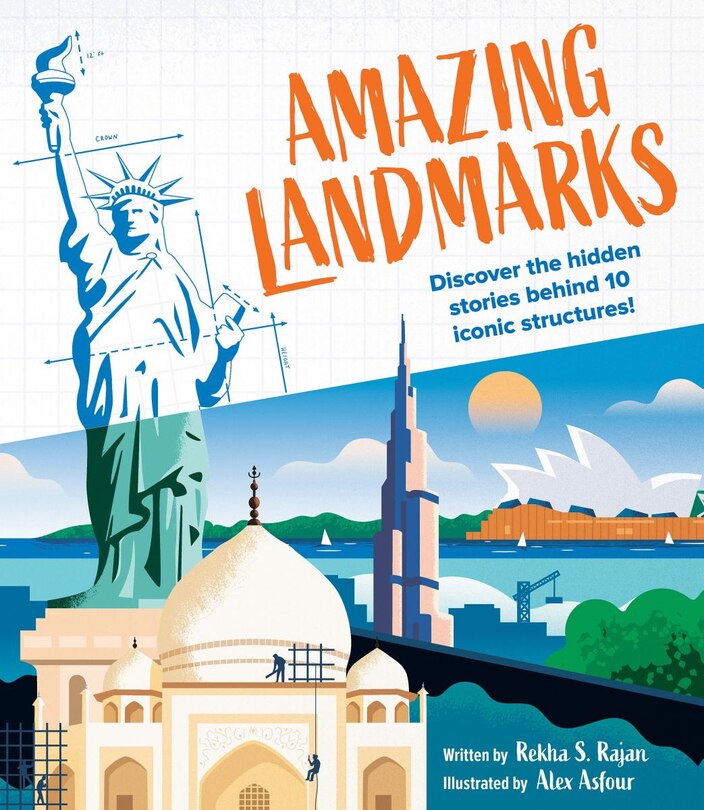 Front cover_Amazing Landmarks: Discover the hidden stories behind 10 iconic structures!