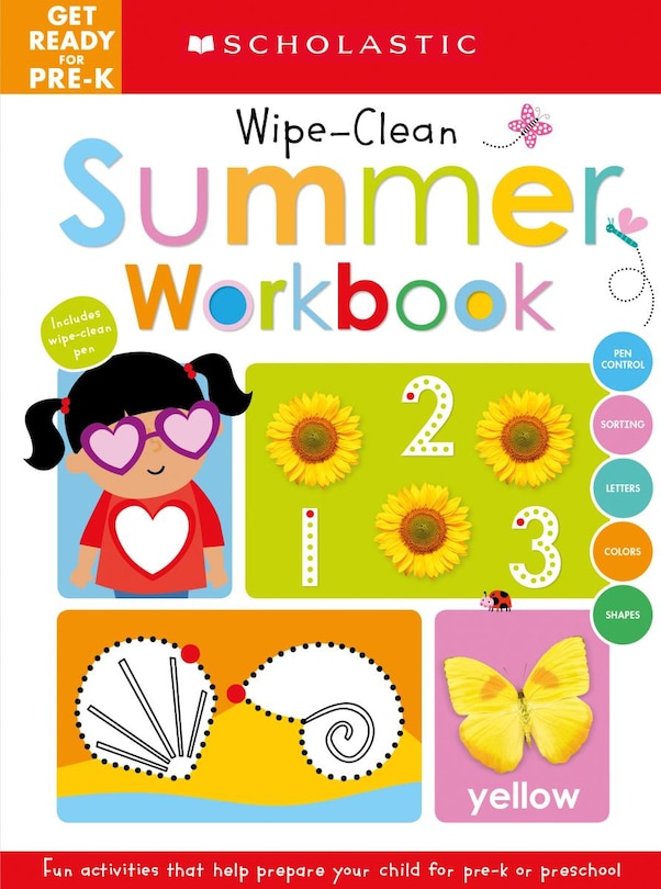 Couverture_Get Ready For Pre-k Summer Workbook: Scholastic Early Learners (wipe-clean Workbook)