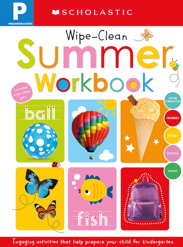 Couverture_Pre-K Summer Workbook: Scholastic Early Learners (Wipe-Clean)