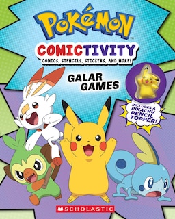 Front cover_Pokémon Comictivity: Activity book with comics, stencils, stickers, and more! Galar Games