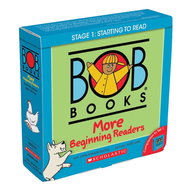 Couverture_Bob Books - More Beginning Readers Box Set | Phonics, Ages 4 and up, Kindergarten (Stage 1: Starting to Read)