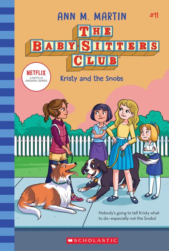 Front cover_Kristy And The Snobs (the Baby-sitters Club #11) (library Edition)