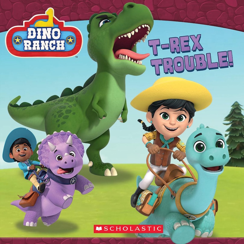 Front cover_T-rex Trouble! (Dino Ranch) (Media tie-in)