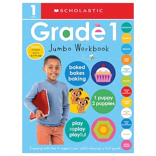 Front cover_First Grade Jumbo Workbook: Scholastic Early Learners (jumbo Workbook)