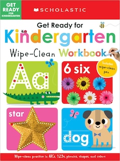 Front cover_Get Ready for Kindergarten Wipe-Clean Workbook: Scholastic Early Learners (Wipe Clean)