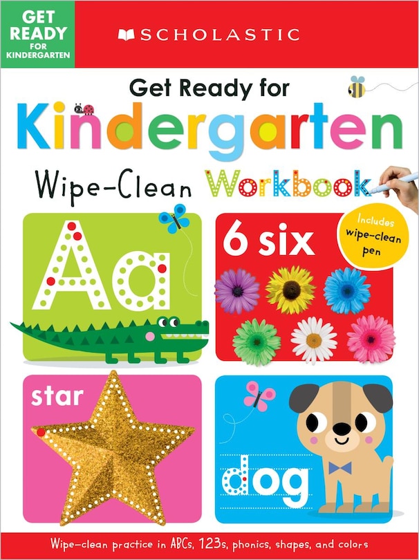 Front cover_Get Ready for Kindergarten Wipe-Clean Workbook: Scholastic Early Learners (Wipe Clean)