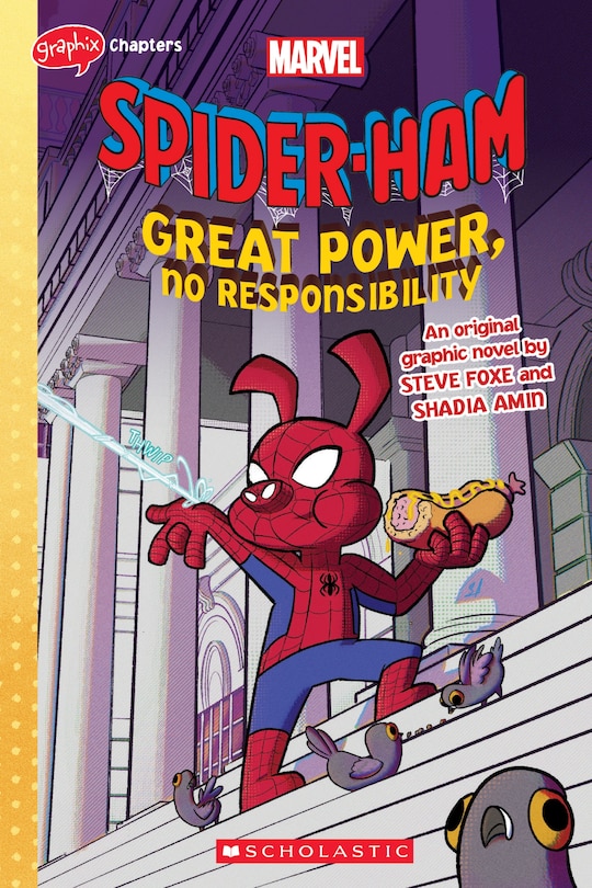 Front cover_Great Power, No Responsibility (Spider-Ham Original Graphic Novel)