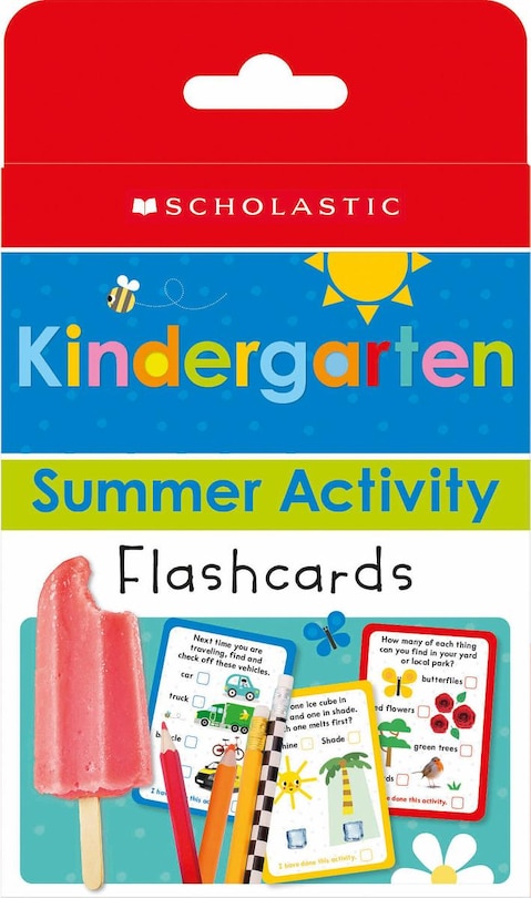 Couverture_Kindergarten Summer Activity Flashcards (Preparing for Kindergarten): Scholastic Early Learners (Flashcards)