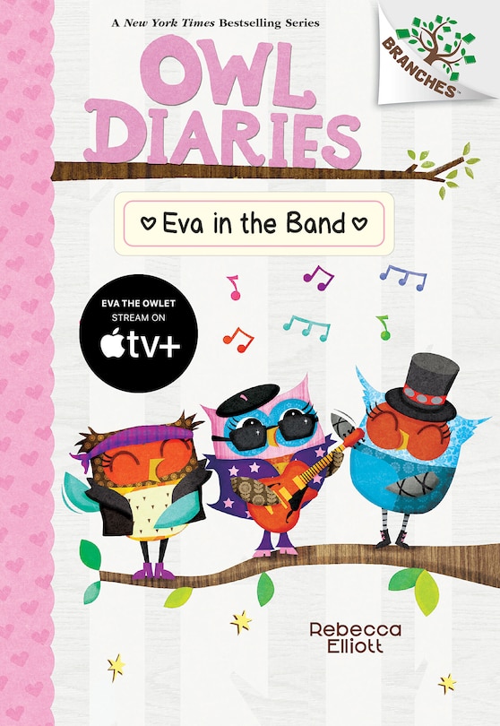 Front cover_Eva in the Band: A Branches Book (Owl Diaries #17)