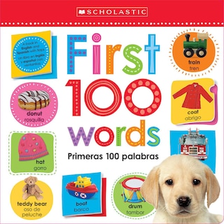 Front cover_First 100 Words / Primeras 100 Palabras: Scholastic Early Learners (Lift the Flap) (Bilingual)