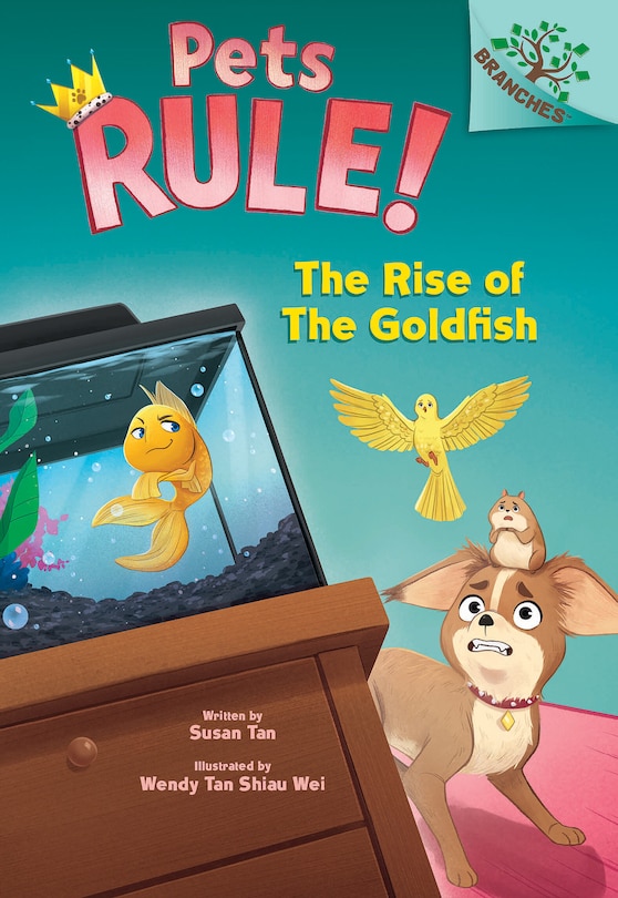 Couverture_The Rise of the Goldfish: A Branches Book (Pets Rule! #4)