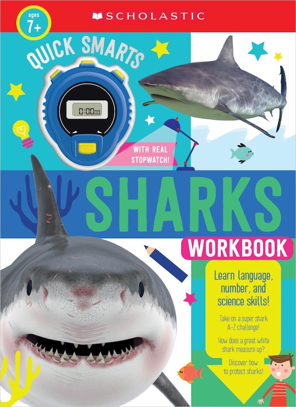 Front cover_Quick Smarts Sharks Workbook: Scholastic Early Learners (Workbook)