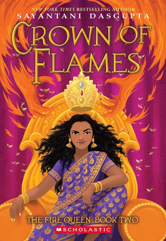Front cover_Crown of Flames (The Fire Queen #2)