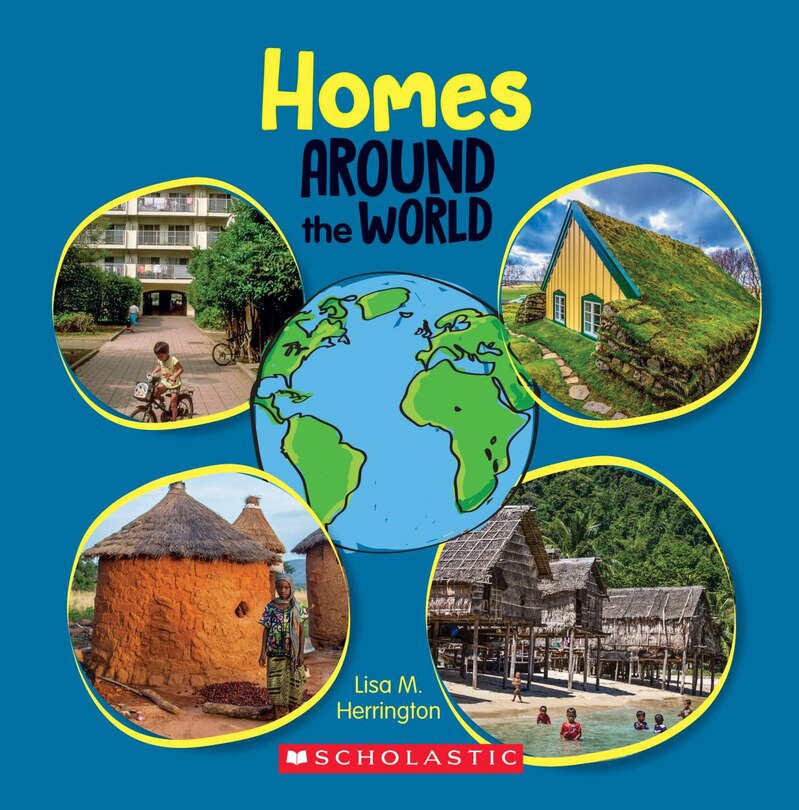 Front cover_Homes Around the World (Around the World) (Library Edition)