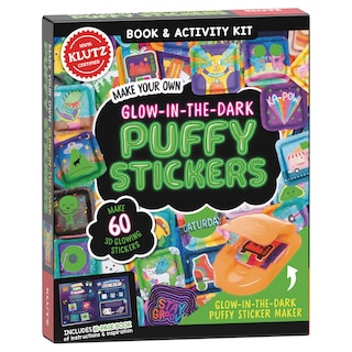 Make Your Own Glow in the Dark Puffy Stickers