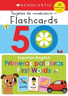 Front cover_50 Spanish-English First Words: Scholastic Early Learners (Flashcards)