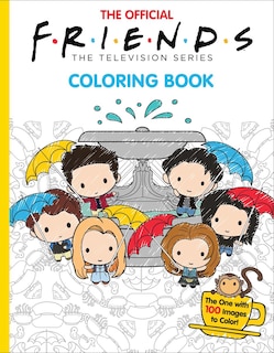 Front cover_The Official Friends Coloring Book: The One with 100 Images to Color! (Media tie-in)