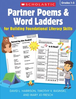 Front cover_Partner Poems & Word Ladders for Building Foundational Literacy Skills: Grades 1–3
