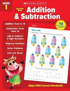 Couverture_Scholastic Success with Addition & Subtraction Grade 1 Workbook