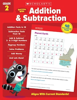 Couverture_Scholastic Success with Addition & Subtraction Grade 2 Workbook