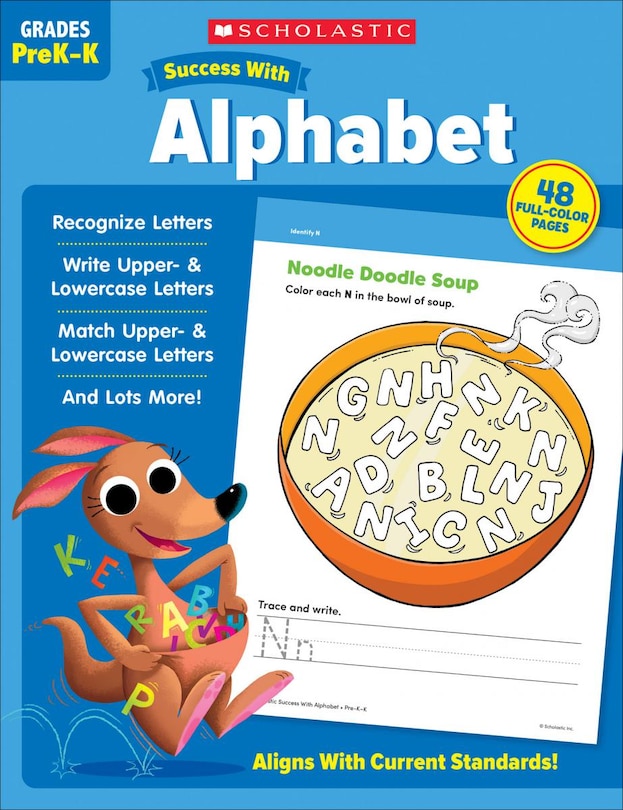 Front cover_Scholastic Success with Alphabet Workbook