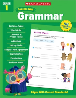 Front cover_Scholastic Success with Grammar Grade 1 Workbook
