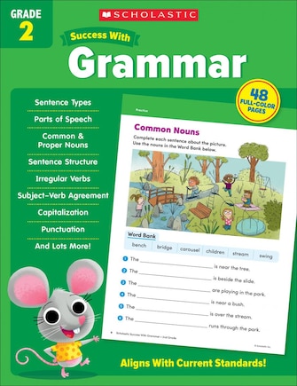 Scholastic Success with Grammar Grade 2 Workbook