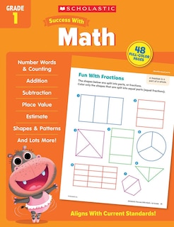 Front cover_Scholastic Success with Math Grade 1 Workbook