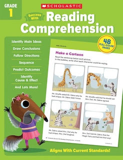 Front cover_Scholastic Success with Reading Comprehension Grade 1 Workbook