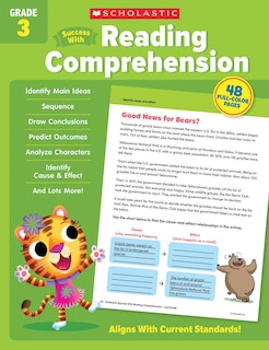 Front cover_Scholastic Success with Reading Comprehension Grade 3 Workbook