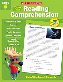 Front cover_Scholastic Success with Reading Comprehension Grade 5 Workbook