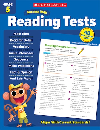 Scholastic Success with Reading Tests Grade 5 Workbook