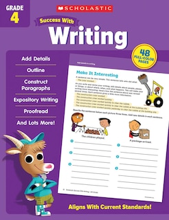 Front cover_Scholastic Success with Writing Grade 4 Workbook