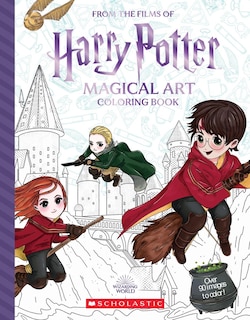 Front cover_Magical Art Coloring Book (Harry Potter)