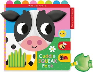 Couverture_Cuddle Squeak Peek Cloth Book: Scholastic Early Learners (Touch and Explore)