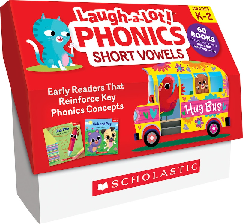 Front cover_Laugh-A-Lot Phonics: Short Vowels (Classroom Set)